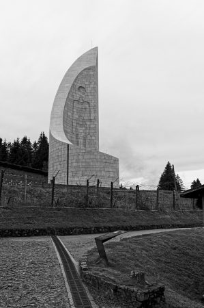 Vue du monument mémorial
