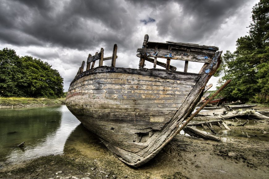 Epave bateau cimetière du Bono